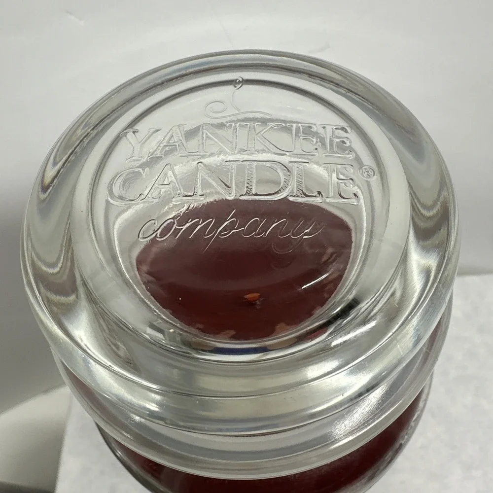 Yankee Candle AUTUMN WREATH Large 22oz Jar Fall Apple Food Spice White Label New